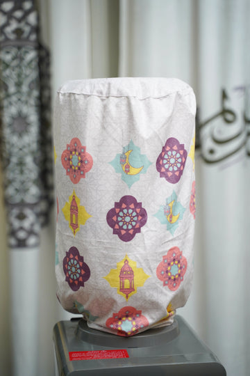 Cute Islamic Tiles Ramadan Cover For Water Dispenser satra