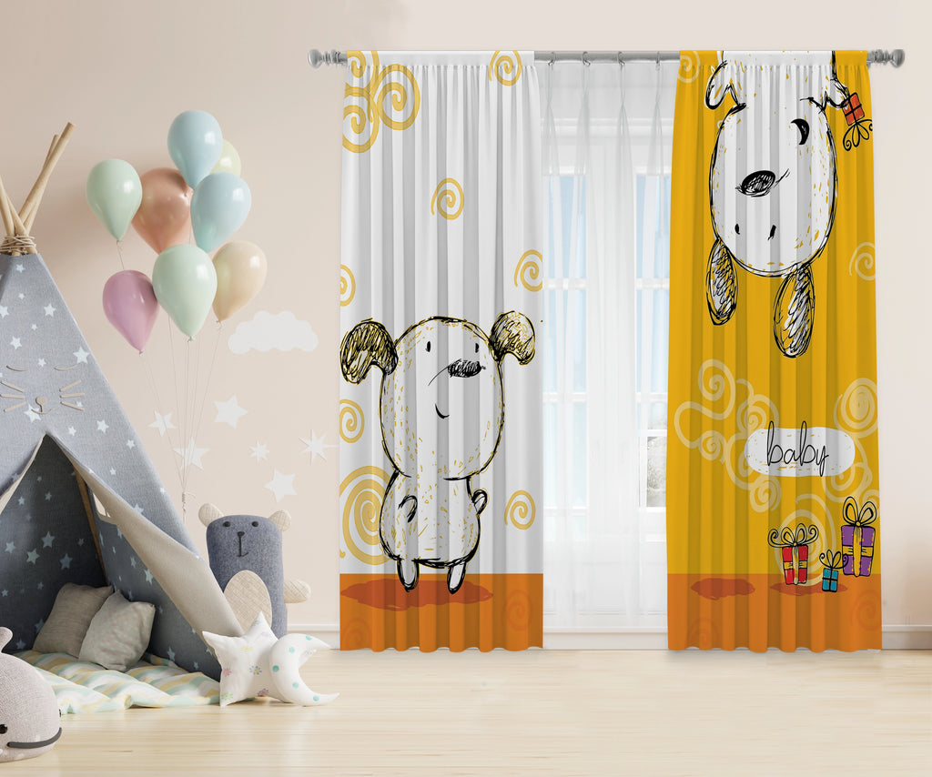 Bear Kids Curtains satra