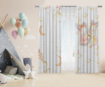 Star Moon Kids Curtains satra