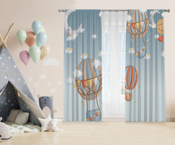 Clouds Kids Curtains satra