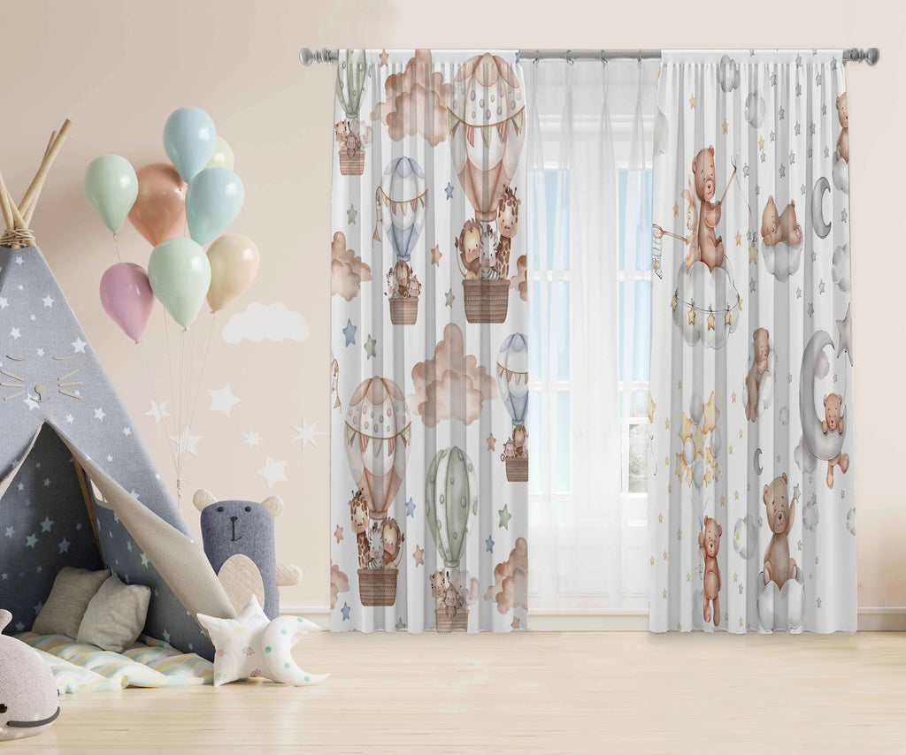 Ballon Kids Curtains satra