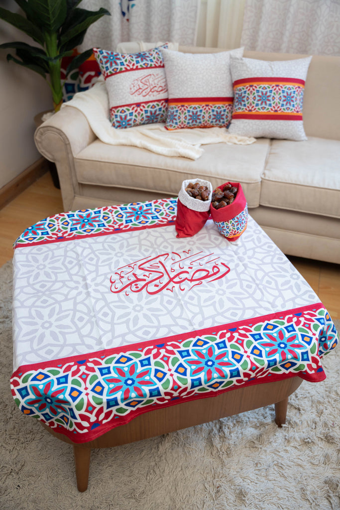 Floral Khayamiya Ramadan Tablecloth satra