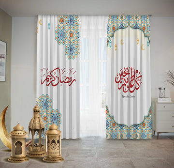 Moroccan Ornaments Curtains Ramdan satra