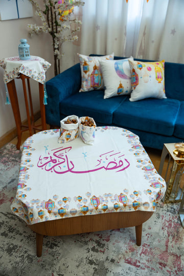 Water Color Lantern Ramadan Tablecloth satra