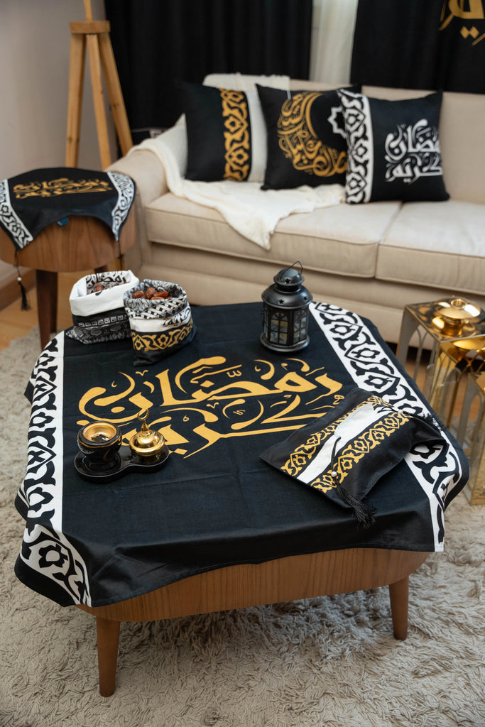 Black Mandela Ramadan Tablecloth satra