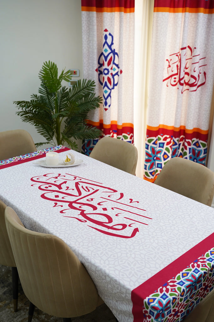 Floral Khayamiya Ramadan Tablecloth satra