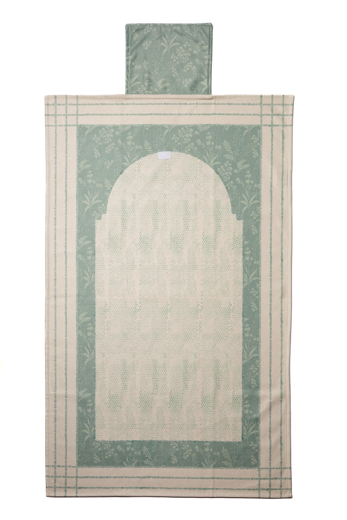 Mint Floral Pocket Mat satra