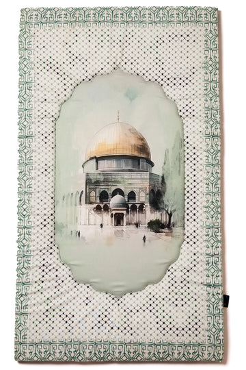 Palestinian Mint green Premium Prayer Mat - stara