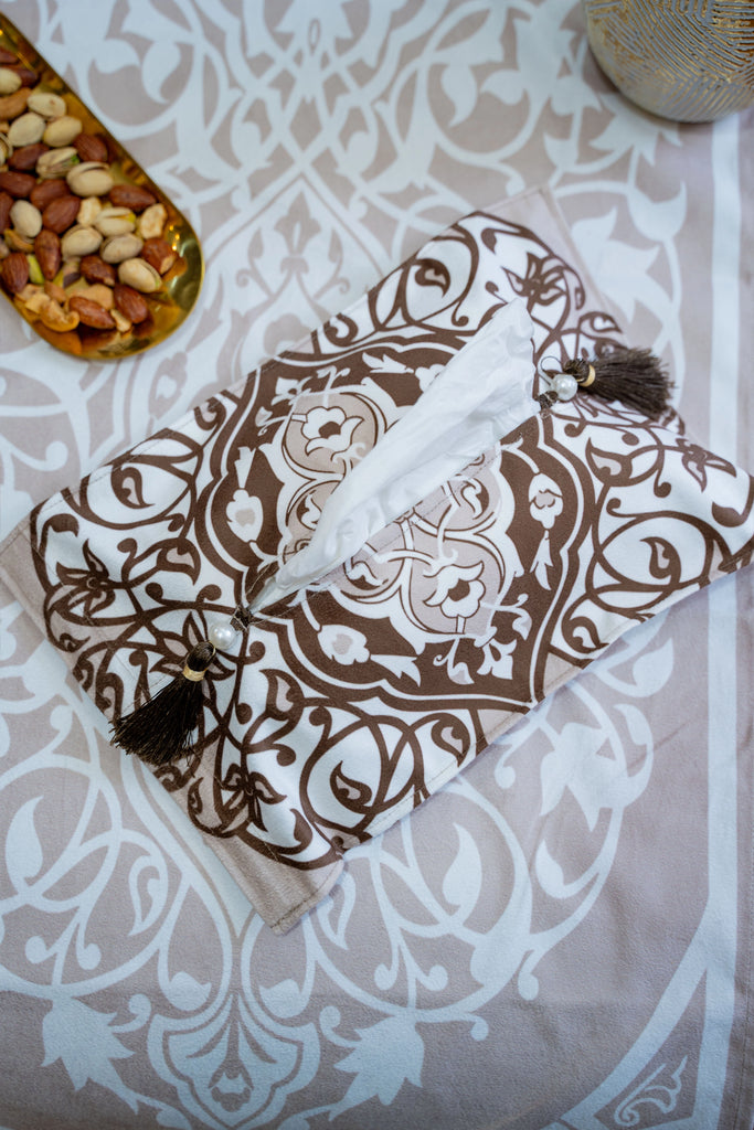 Ottoman Motifs Ramadan Tissue Cover satra