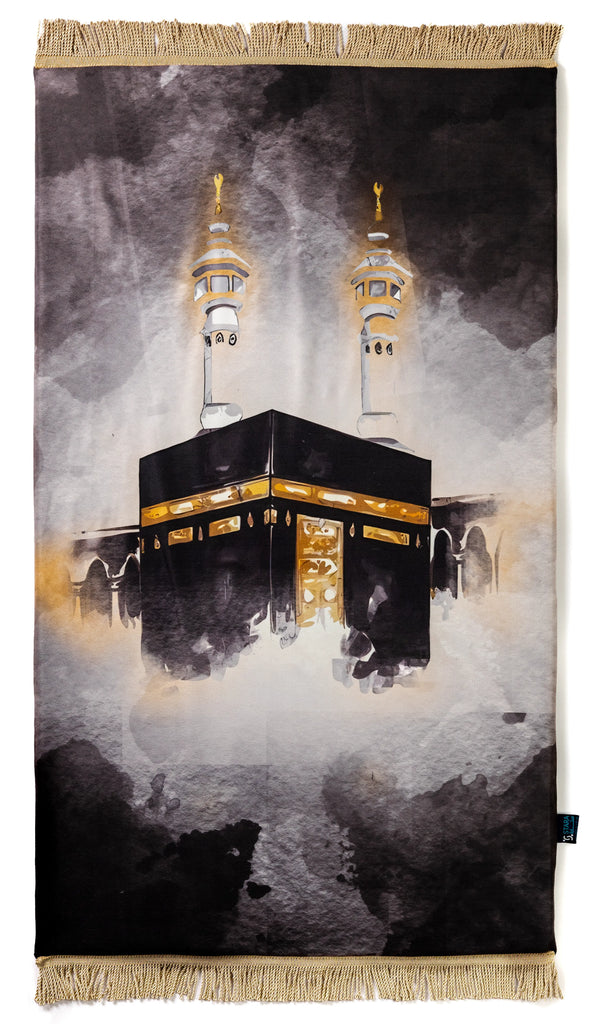 Kabaa Watercolor  Original Prayer Mat satra