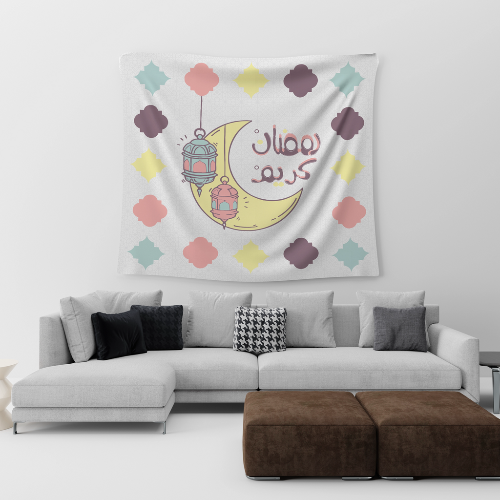 Cute Islamic Tiles Tapestry satra