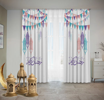 Purple Zina Ramadan Curtains Ramdan satra