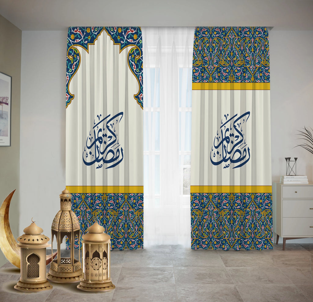 Islamic Floral Curtains Ramdan satra