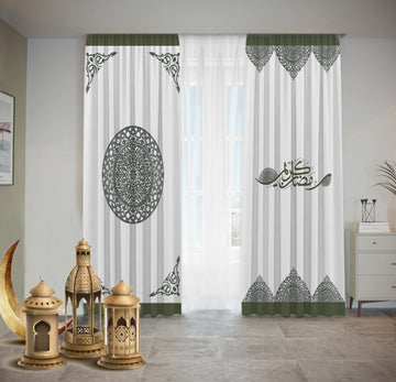 Classic Arabesque Pattern Curtains Ramdan satra