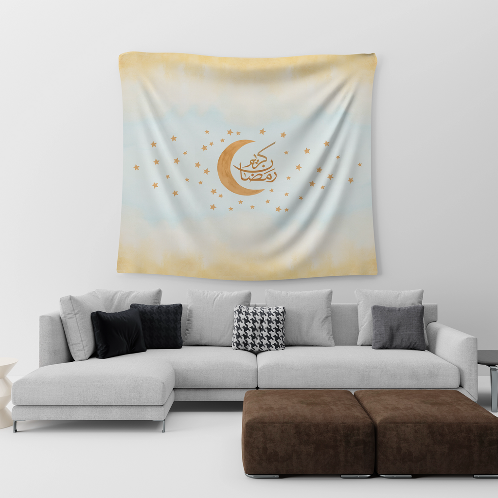 Cute Cloud Ramadan  Tapestry satra