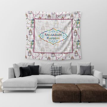 Mosaic  Colorful Lantern Tapestry satra